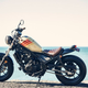 Honda tried to offer a little retro-custom “cafe racer” inspiration with its Aviator Nation Rebel Concept (Image Credit: Honda)